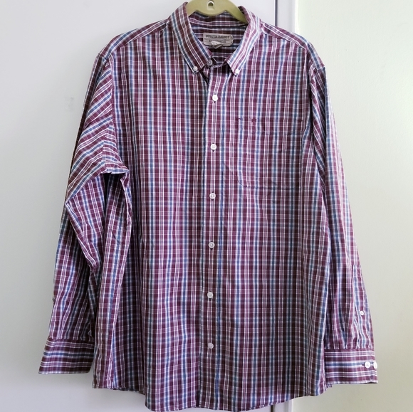 Duluth Trading Men's Wrinkle Fighter Button Down Shirt Size L - Picture 1 of 7